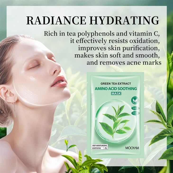 MOOYAM Tea Tree Soothing Facial Mask Purify, Calm & Revive Your Glow